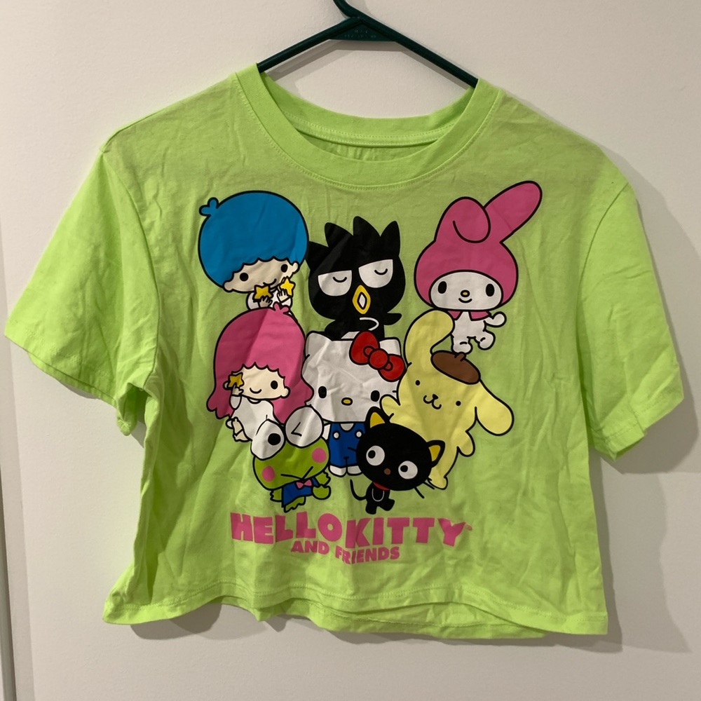 Sanrio green crop top